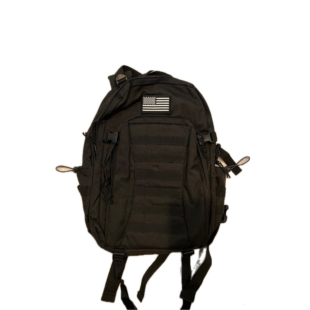 Generic Tactical Backpack Black 35L